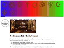 Tablet Screenshot of interfaithnottingham.org.uk